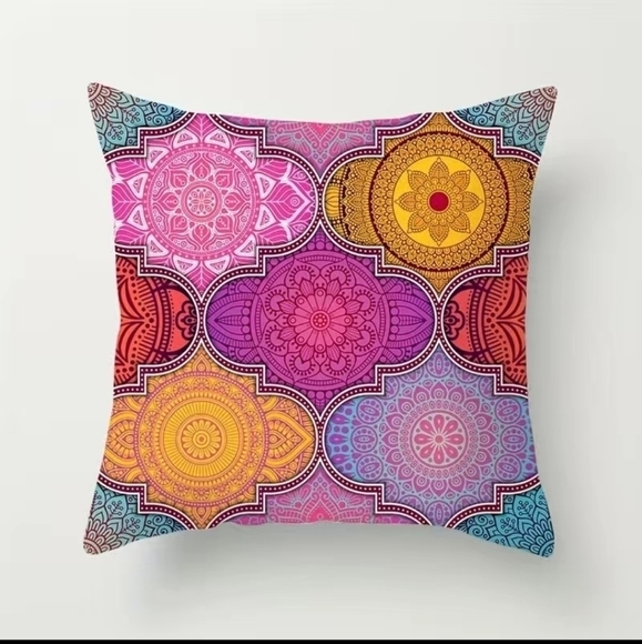 New multicolor home decor accent pillow case - Picture 1 of 4